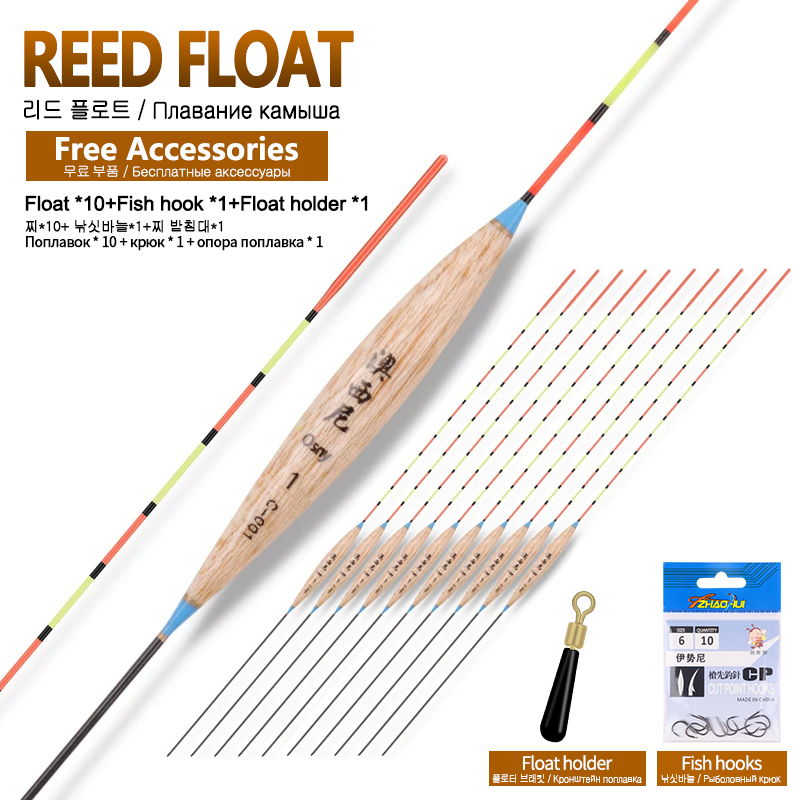 Fishing Equipment Bag - 10PCS Vertikale See Teich Stream Schwimmt