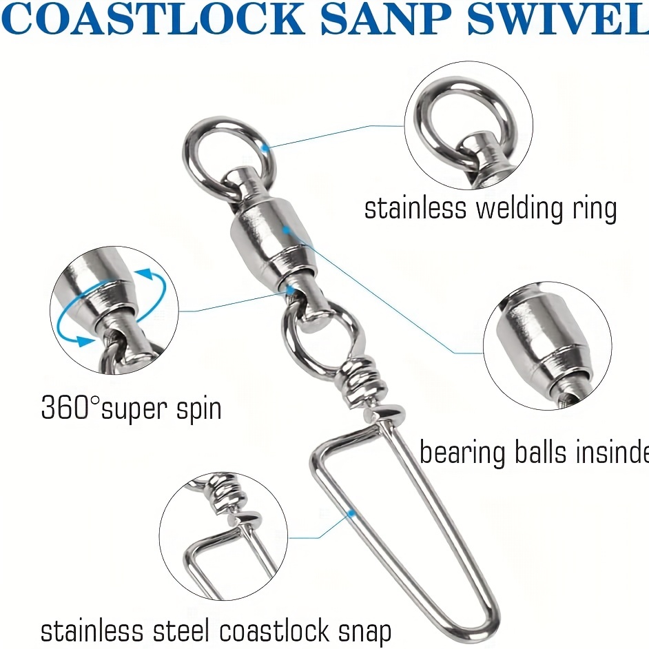 10 Stück langlebige Angelwirbe – Ice Fishing Tip Up Bewertung und Preis