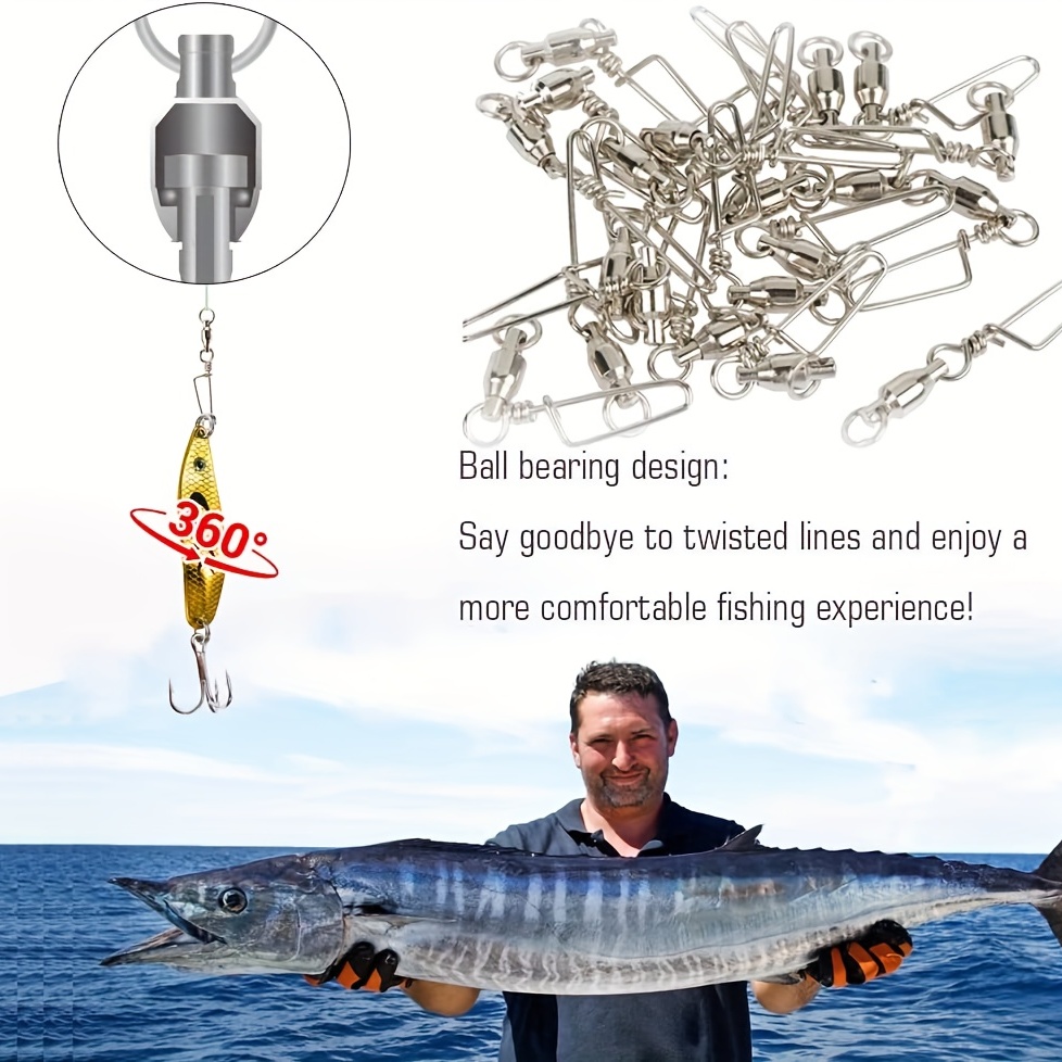 10 Stück langlebige Angelwirbe – Ice Fishing Tip Up Bewertung und Preis