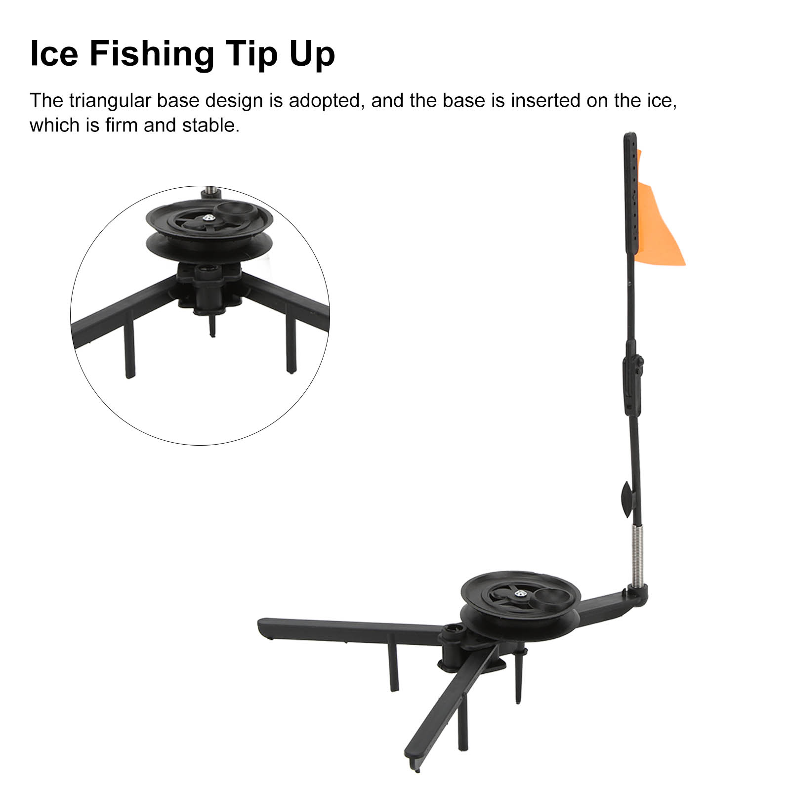 Faltbare Eisfischerrute mit Fl – Ice Fishing Tip Up Bewertung und Preis